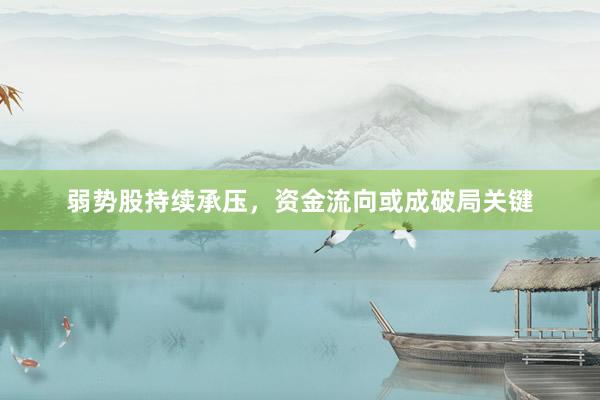 弱势股持续承压，资金流向或成破局关键